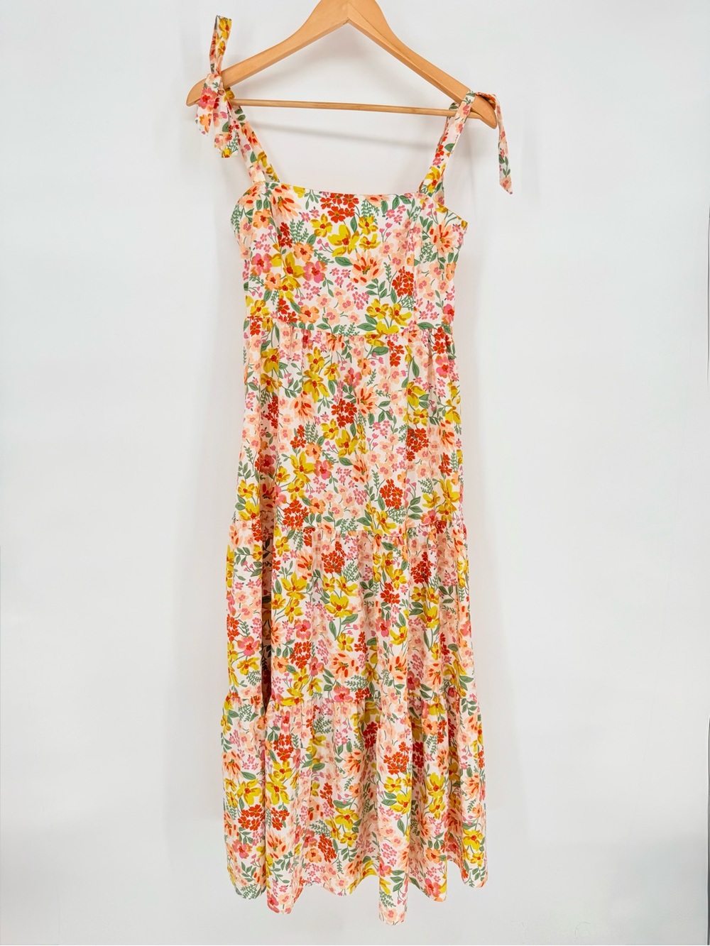 Petal + Pup Rosalee Floral Maxi Dress 4 Cottagecore Boho Prairie Summer Vacation - Picture 4 of 10